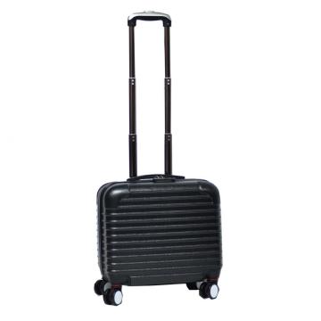 Upright wheeled carry on ABS luggage