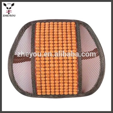 yiwu wooden beads mesh car back lumbar support