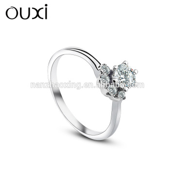 OUXI 2015 summer Fashion ring silver 925 made with Zircons Y70030