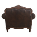 American solid wood sofa for single person