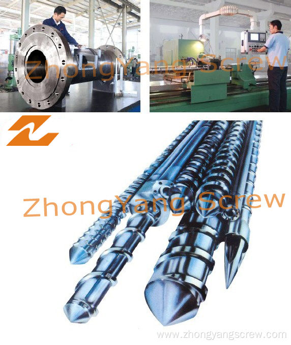 Single Bimetallic Screw Barrel Injection Screw Barrel