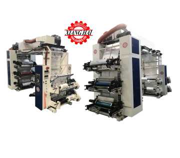 high speed PE film paper  nonwoven 6 color flexo printing machine