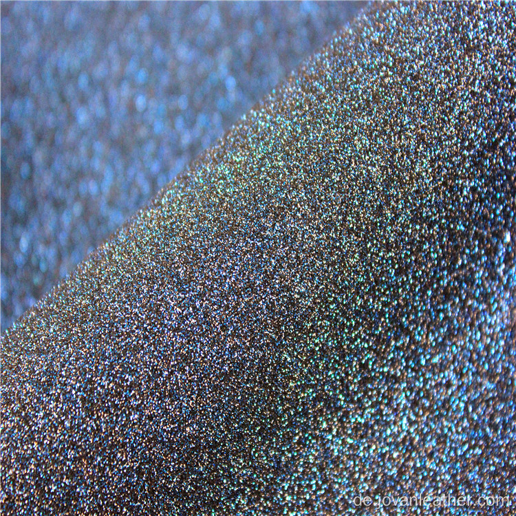 Wasserdichtes Vlies PU-Glitzerleder für Schuhe