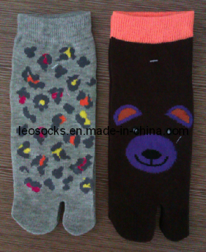 Girl Fashion Two Toe Socks