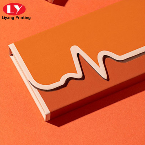 special type irregular shape eyeshadow palette packaging box