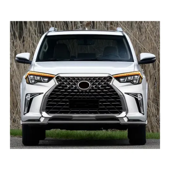PP Material Wide Front and Rear Bumper Assembly with Grille and Headlights Body Kit for 4Runner 4X4 to Lexus Style