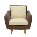 Contemporary 321 Linen Fabric Upholstery Sofa Set