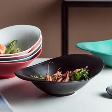 Eco-Friendly Factory wholesale salad bowl ceramic colorful ceramic bowl ceramics bowls