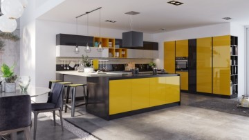 Kabinet dudukan dapur kelas atas yang disesuaikan