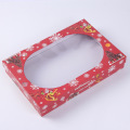 Tree Shaped Clear Plastic Window Christmas Gift Box