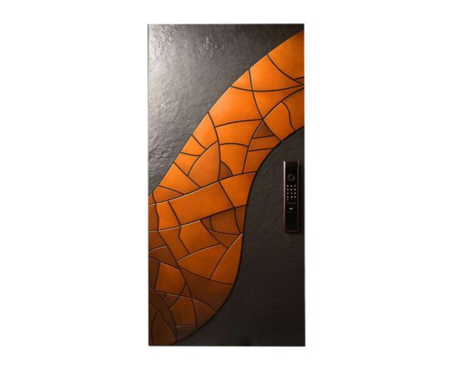 Modern Full Panel Cast Aluminum Exterior Door