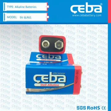 Super Alkaline Batteries 9V LR61 dry cell battery