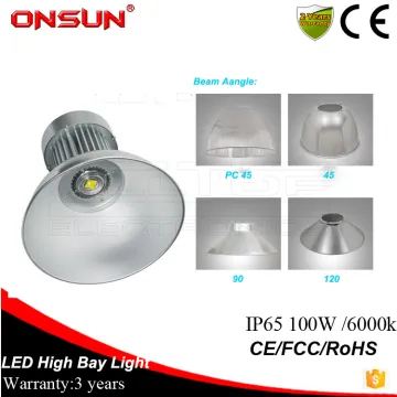3-year warranty IP65 led high bay light AC85-265V UFO 100w industrial led high bay light