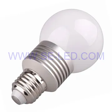 3*1W B15 Pure white LED Bulb