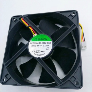 2025 Neuer heißer Verkauf hochwertiger EEC0382B1-000U-GB9 9,2W 12 cm 24 V DC Axiallüfter