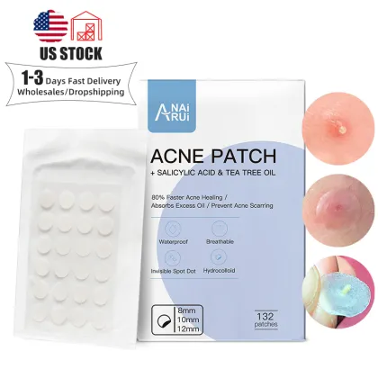 132 Pcs Acne Pimple Master Patch - Waterproof Hydrocolloid Acne Patch (In Stock)