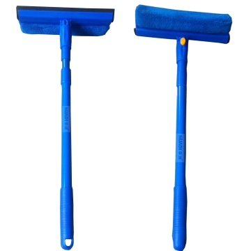 2-in-1 Telescopic Window Cleaner: Extendable Squeegee for Efficient Cleaning