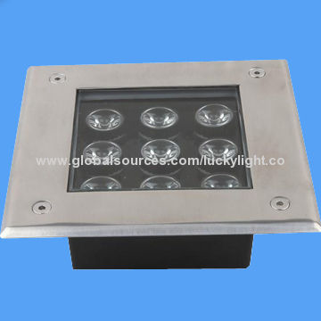LED Underground Light, 12/24/110/220/110-220V, 4W, Square Shape, White Color, IP67, High-quality