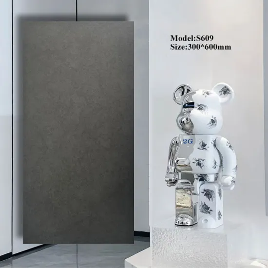 Non-Slip Pure Color Full Body 300x600mm Outdoor Wall Porcelain Tiles for Garden Paving with Matt Surface