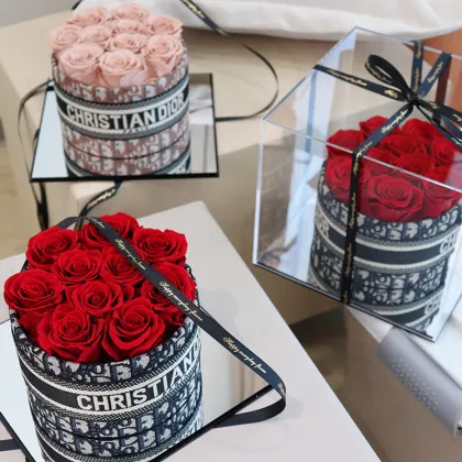 Forever Roses: Real Preserved Rose Gift Box - Romantic Valentines Gifts