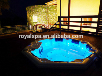 Hydro High Quality Balboa control whirlpool bathtub seat outdoor spa