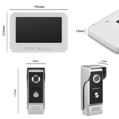 Video Intercom 4 Wire Audio/Video Intercom System With monitor Supplier