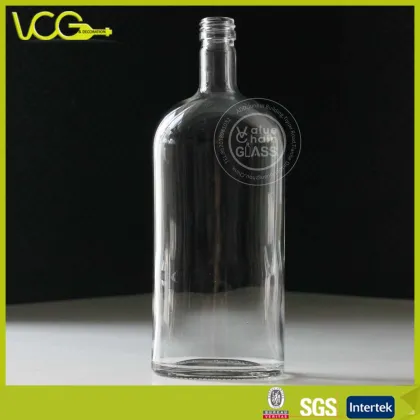 750ml Machine Made Glass Liqueur Bottle