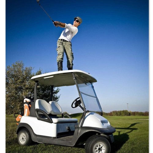 2 platser Batteridriven elektrisk golfbil