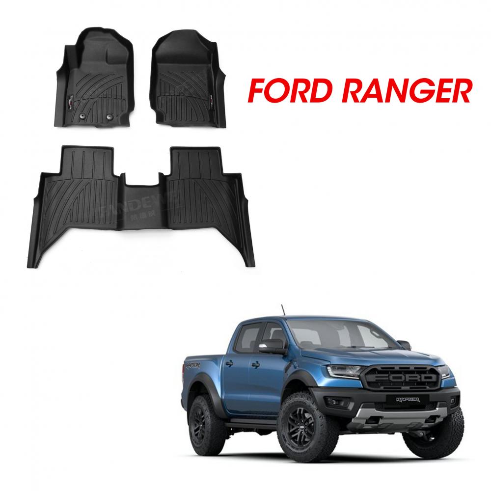 Tapete de carros de borracha para 2023 Ford Ranger