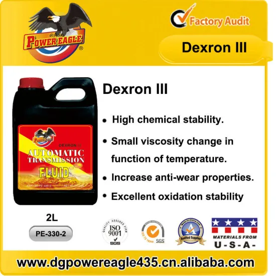 High Class Automatic Transmission Fluid (Dexron III) 2L