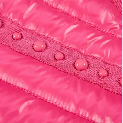 2015 European Style Young Lady Short Pure Color Duck Down Jacket