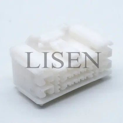 Withe Color 6098-8922 ITT Connectors 26 Pins Female Unsealed Electric Auto Charging Connector