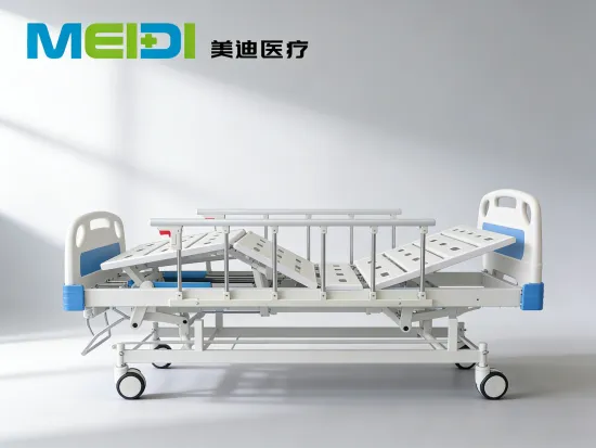 Cost-Effective Perforated 3-Crank Hospital Bed for Clinics, Hospitals and Nursing Homes