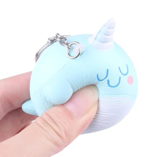Unicorn Dolphin Backpack Pendant - Cartoon Keychain Toy
