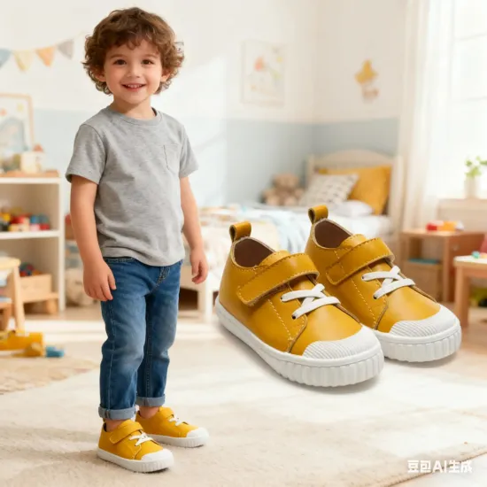 Bulk Ginger-White Wide-Toe Sneakers