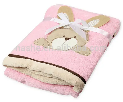 Coral Fleece Printed Baby Blanket/super soft flannel fleece baby blanket