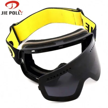 Custom Interchangeable Lens UV400 Anti-Fog Snowmobile Ski Goggles