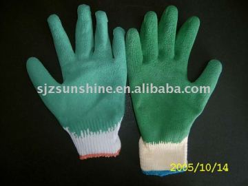 latex foaming gloves