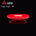 ATO 4 Pcs/Set Rectangle crisper Glass Lunch Box