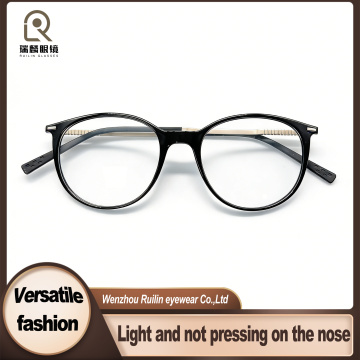 Óculos de templo dobráveis ​​de metal de estrutura completa TR90