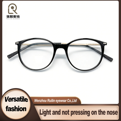 Óculos de templo dobráveis ​​de metal de estrutura completa TR90