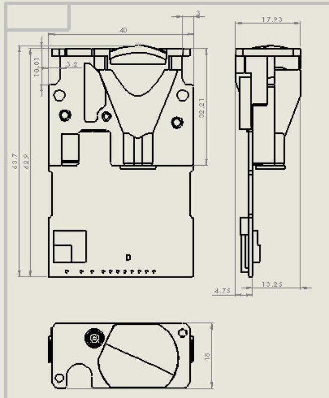 87A Distance Sensor Module Diagram