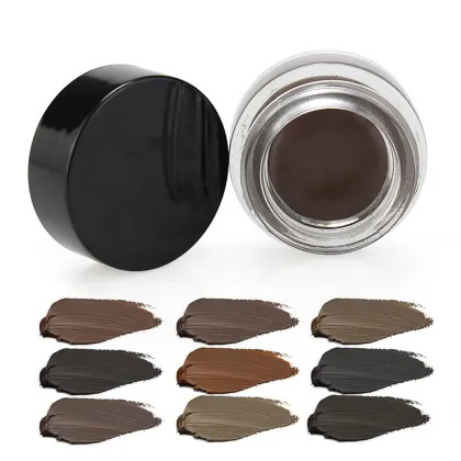 2020 Organic Gel Brown Eyebrow Cream - Waterproof & Natural Look