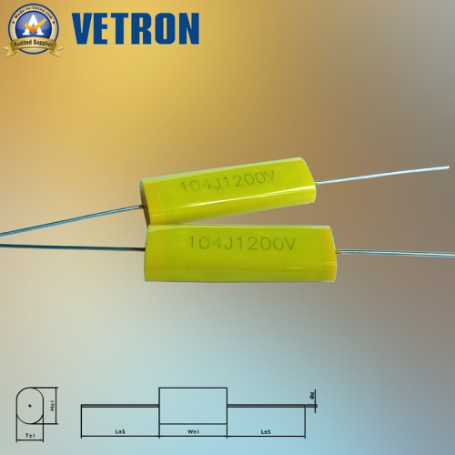 Gelbe Axial Kondensator für Snubber-Mkph-Serie