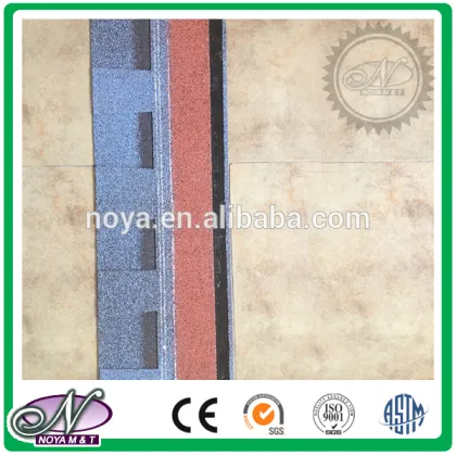 Fiberglass asphalt roofing Shingles coloured glaze monier villa roof tile for wholesales