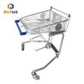 Supermarket Zinc plated Disable Shopping Trolley