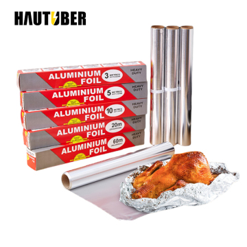 Manufacturers' Economy Pack: Oil-Proof Restaurants & Kitchen Use Foil Food Packaging Paper Made of 8011 Aluminum Foil - Roll