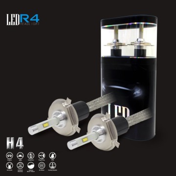Super power led car headlight,H4 led headlight with Aluminum Alloy,high Brightness led headlight with one year warranty