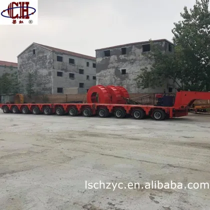 Lowbed Semi Trailer For Special Cargo Transport Purpose