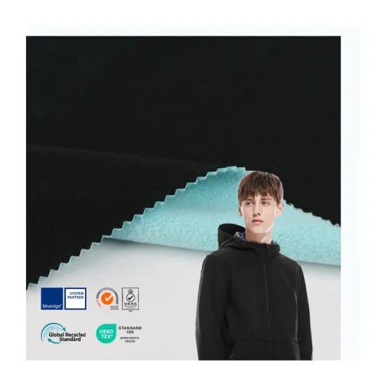 Breathable Softshell and Recyclable Cationic Interlock Fleece Fabrics: Helly Hansen PolarFleece with TPU Laminate